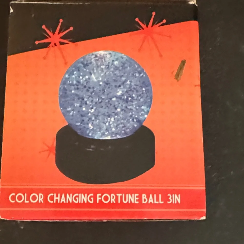 NIB Color Changing Fortune Ball - Blue